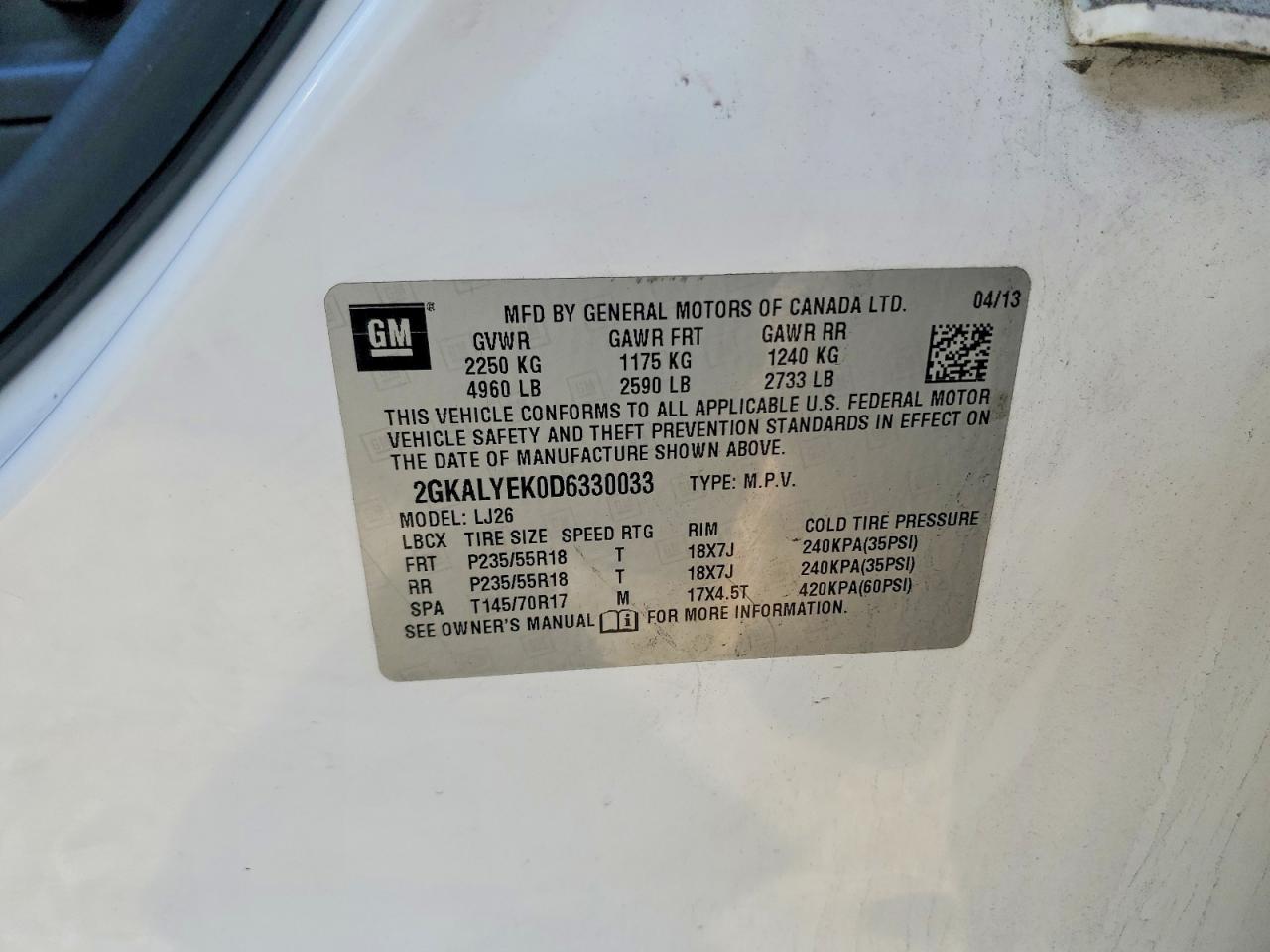 2013 GMC Terrain