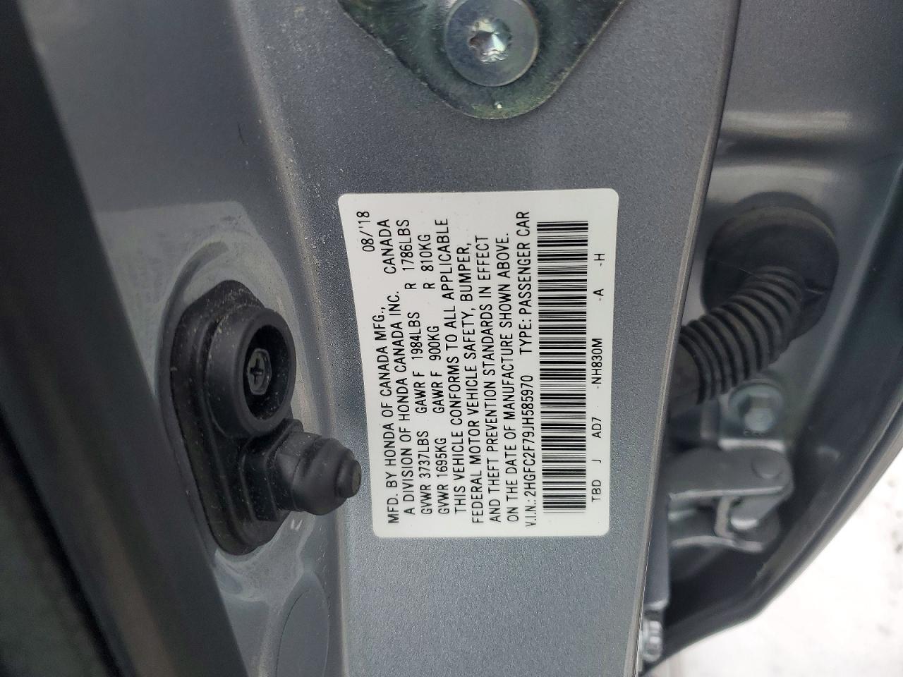 2018 HONDA CIVIC