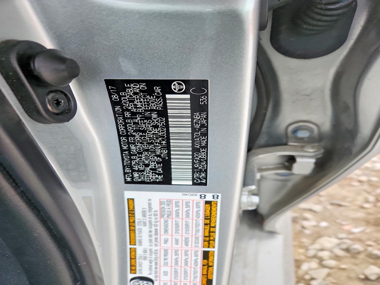 2018 TOYOTA CAMRY