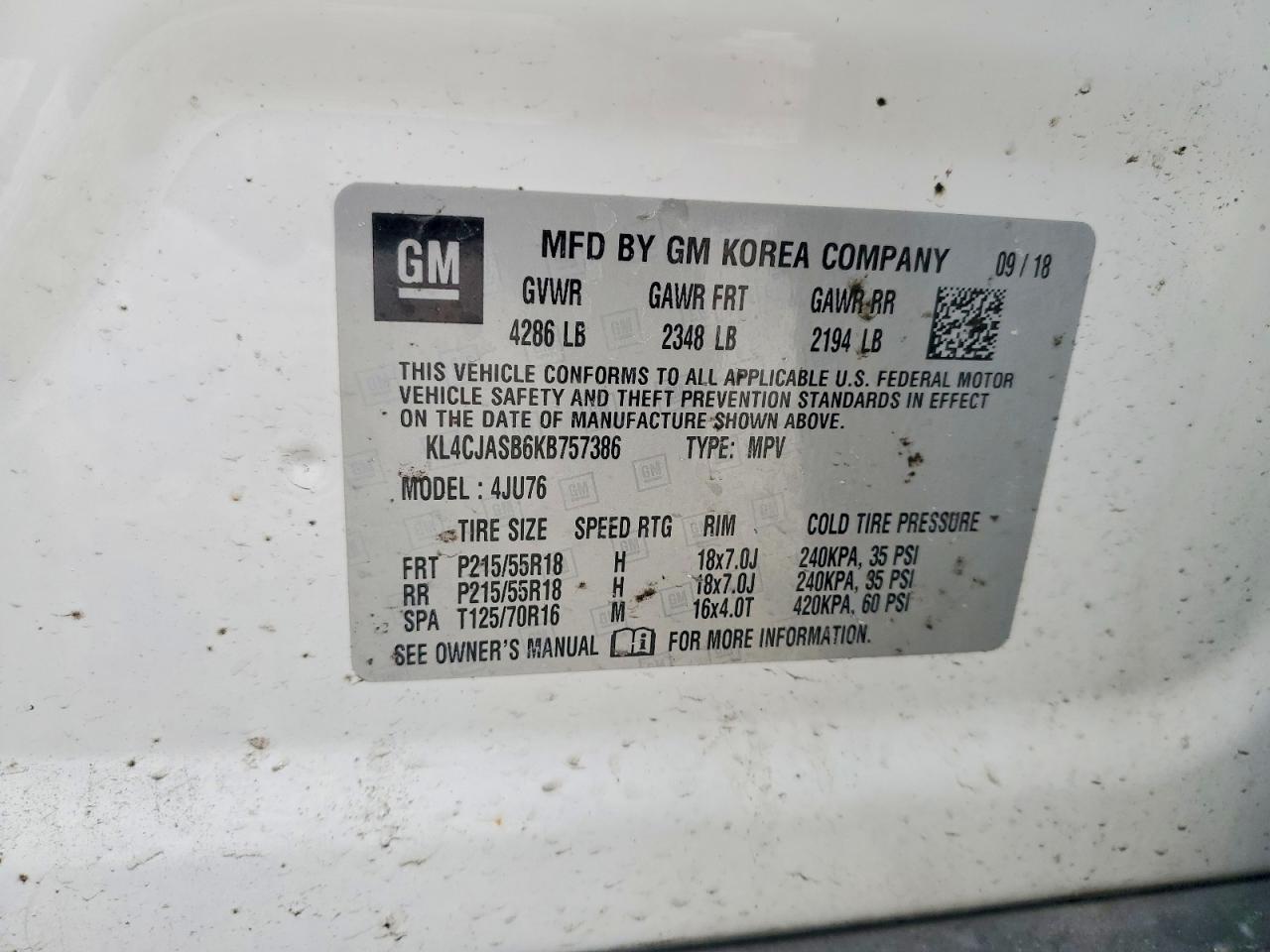2019 BUICK ENCORE