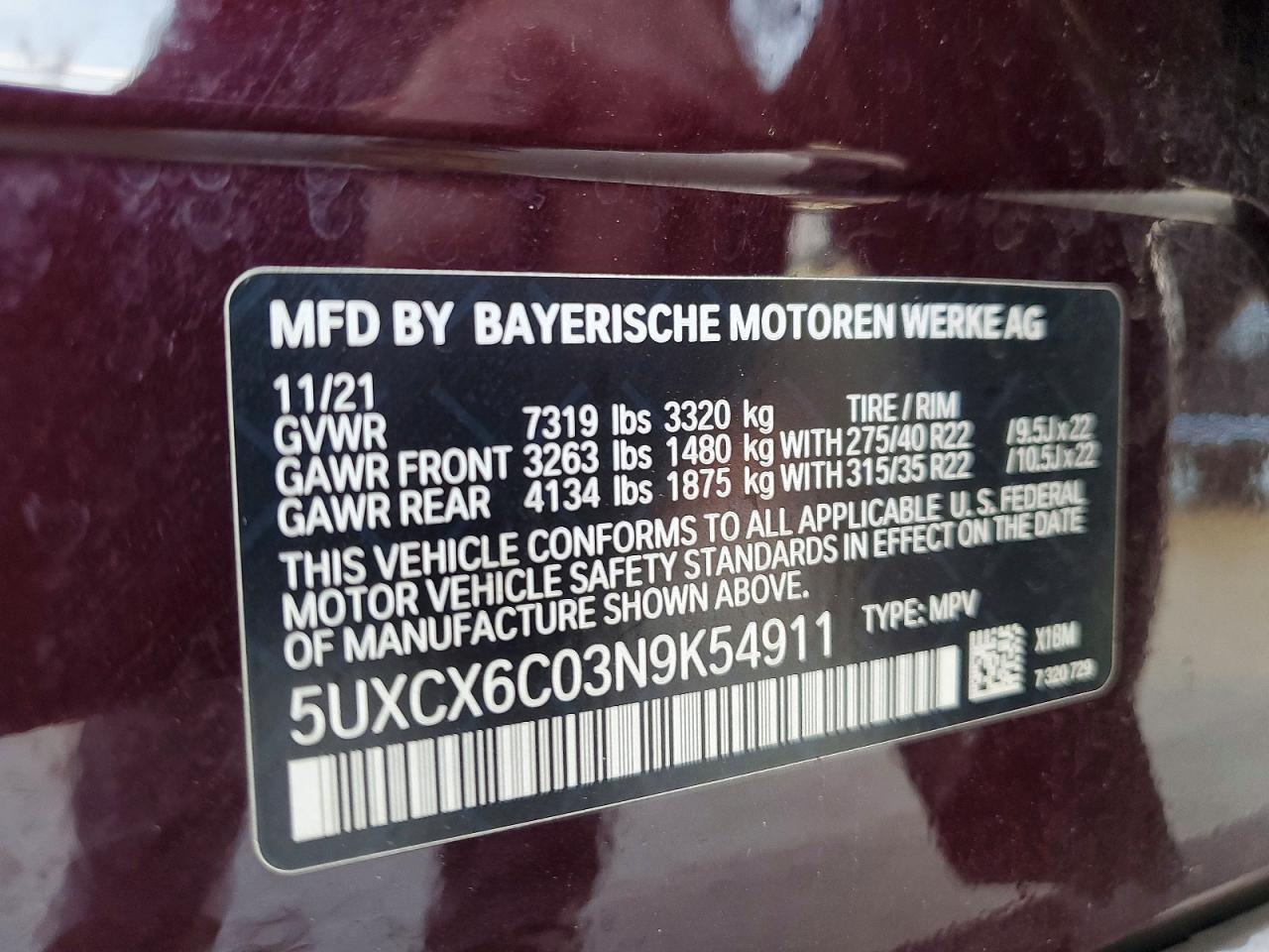 2022 BMW X7