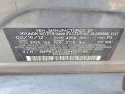 2013 HYUNDAI SONATA