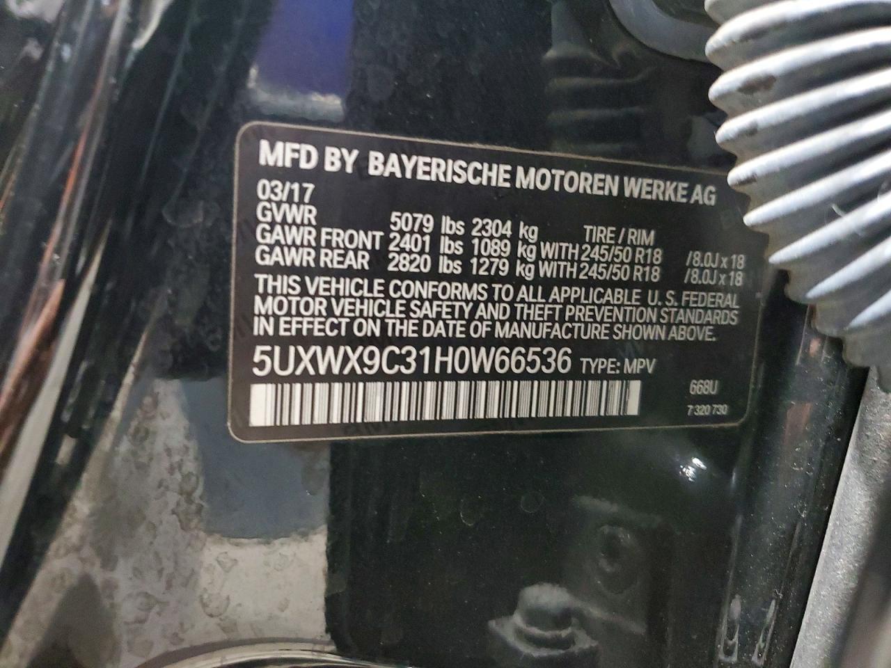 2017 BMW X3