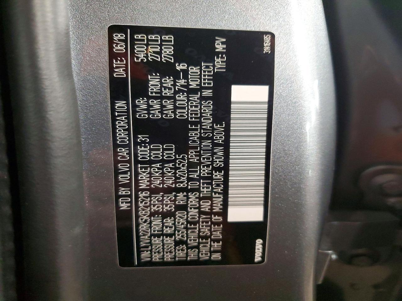 2019 VOLVO XC60