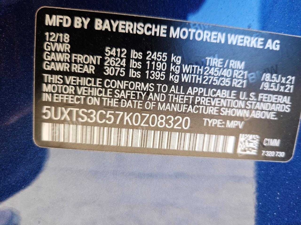 2019 BMW X3