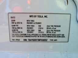 2022 TESLA MODEL Y