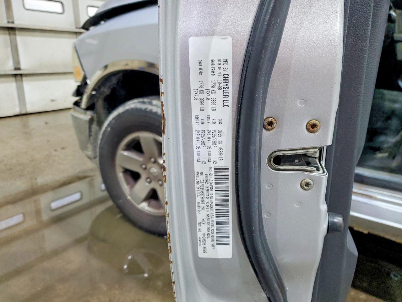 2009 DODGE RAM 1500