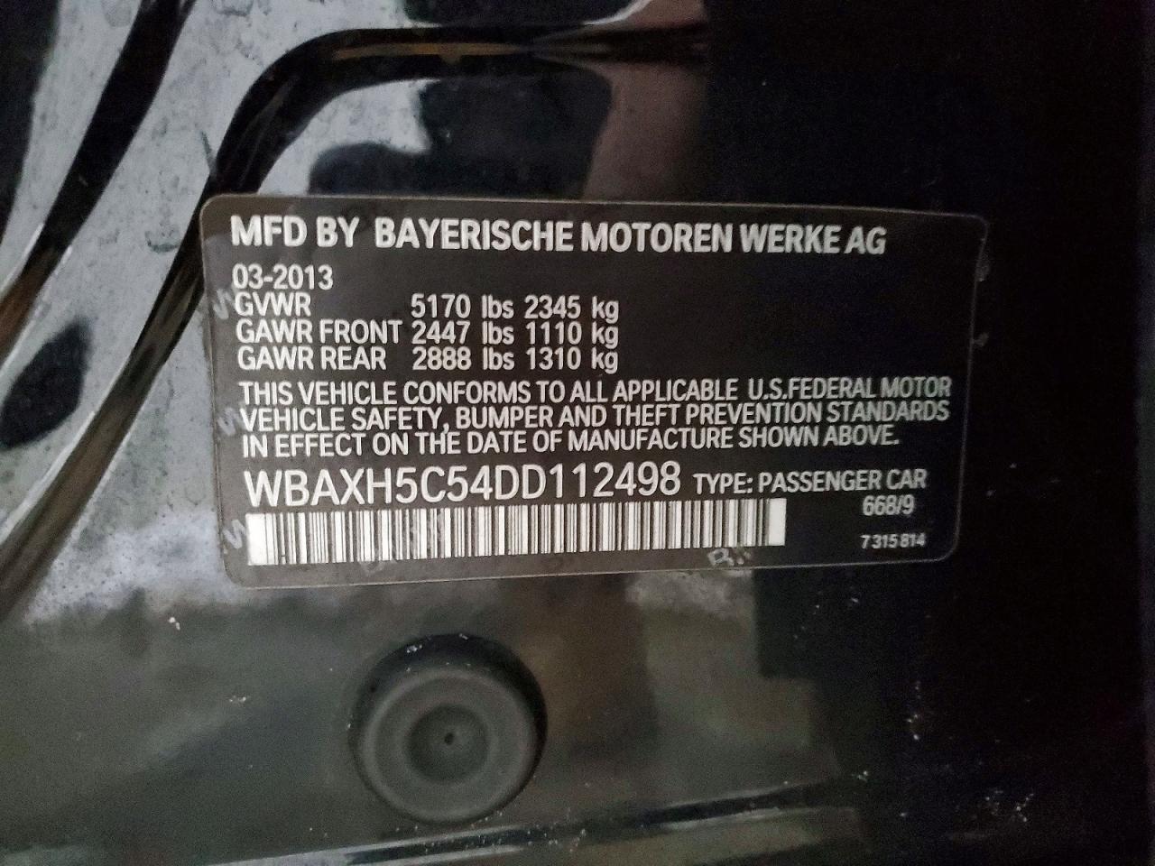2013 BMW 5 series