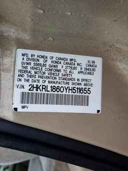 2000 HONDA ODYSSEY