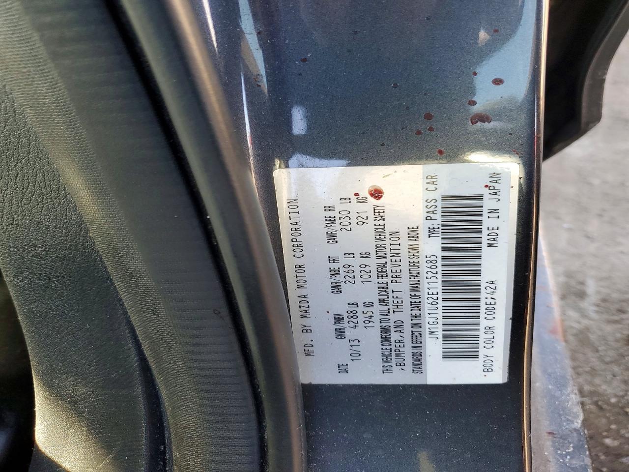 2014 MAZDA 6