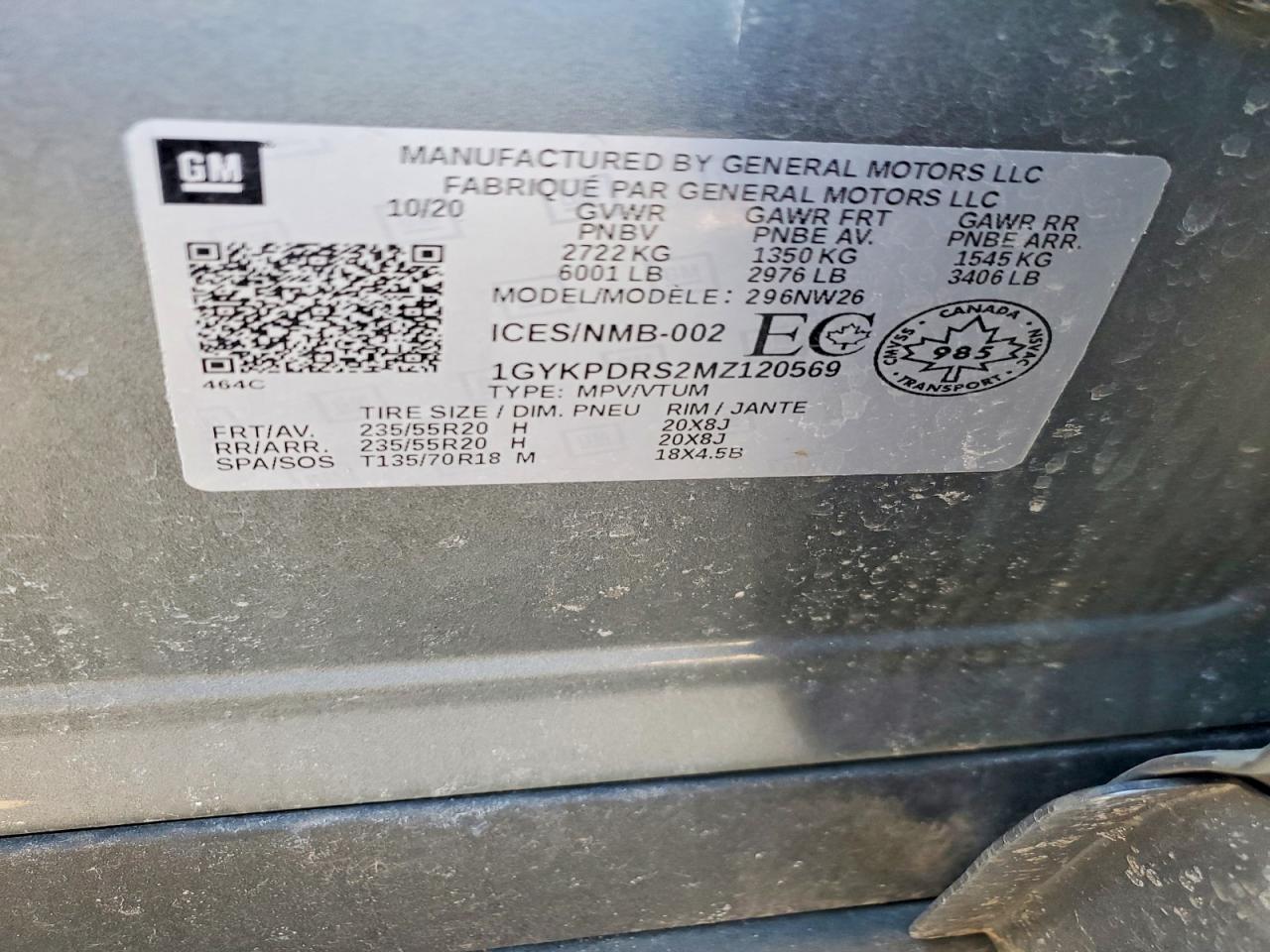 2021 CADILLAC XT6