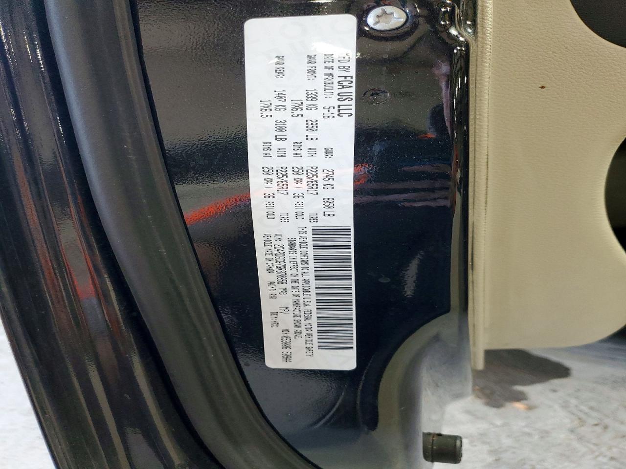 2016 DODGE GRAND CARAVAN