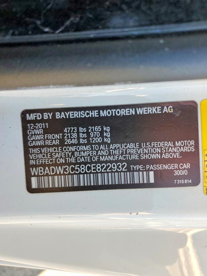 2012 BMW 3 SERIES
