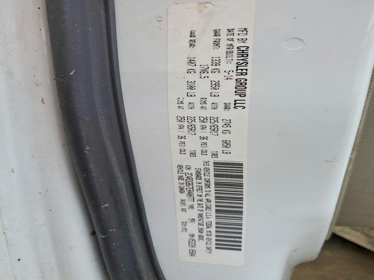 2014 DODGE GRAND CARAVAN
