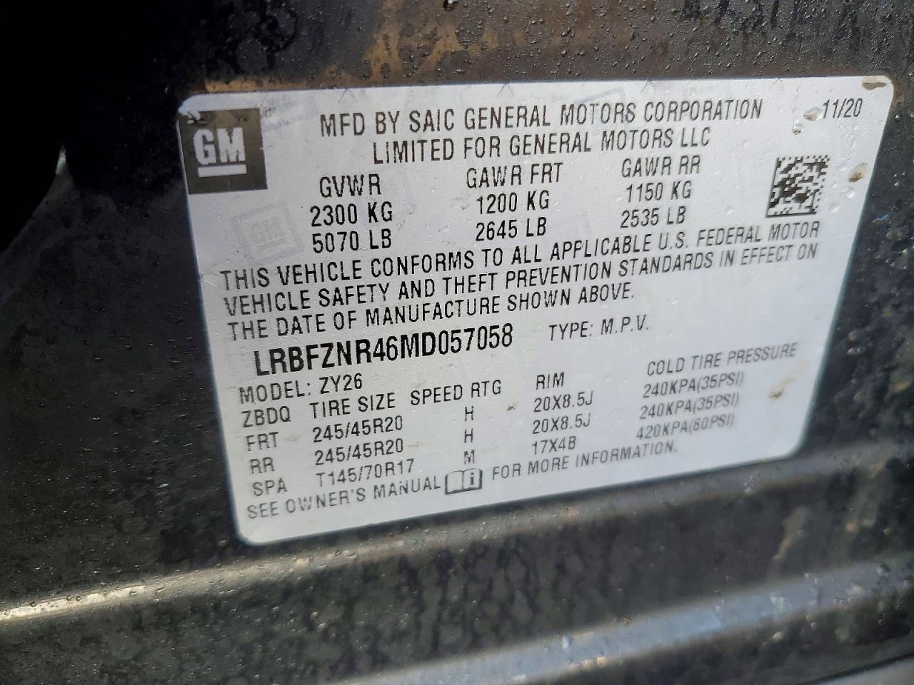 2021 BUICK Envision