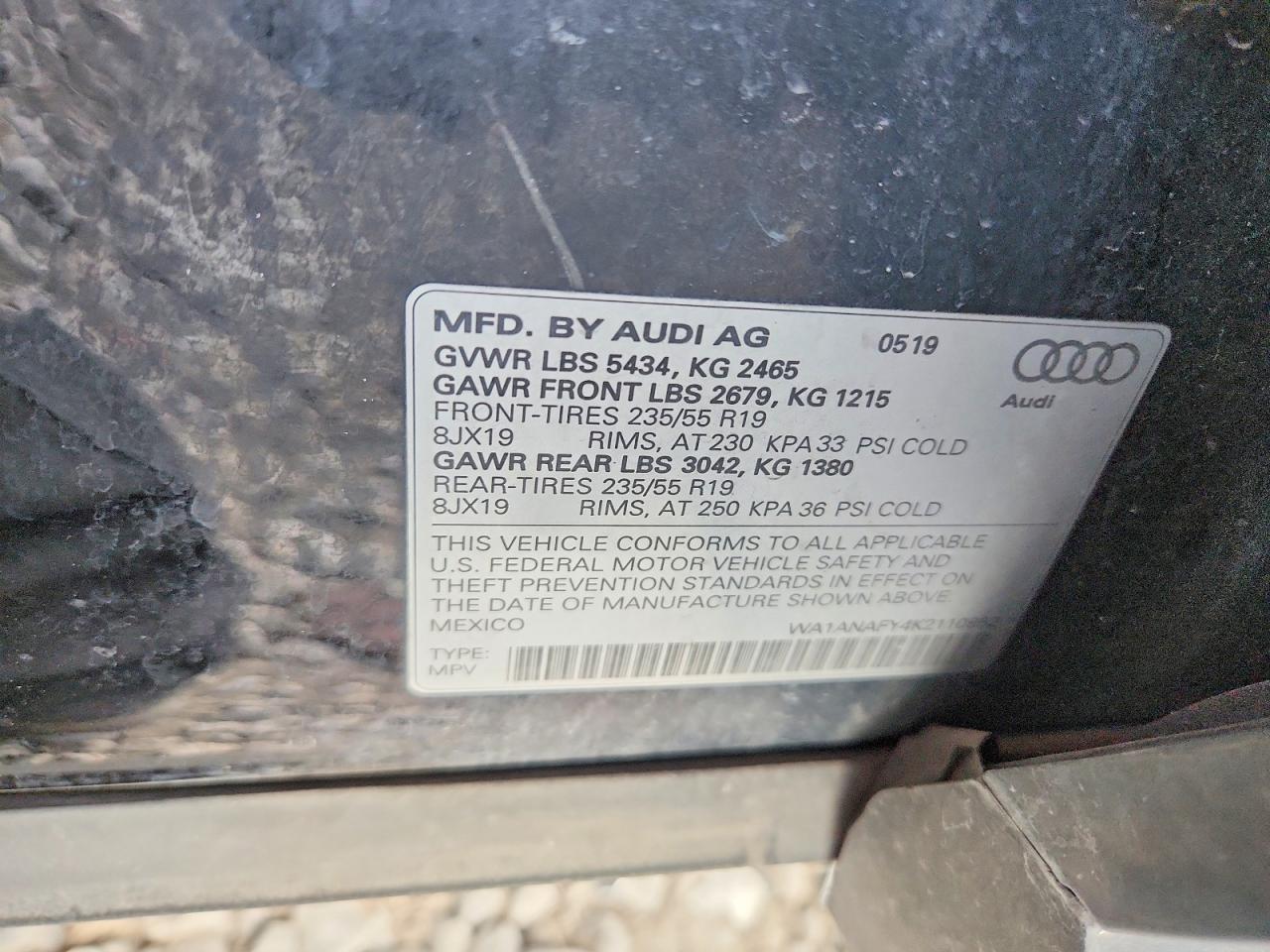 2019 AUDI Q5