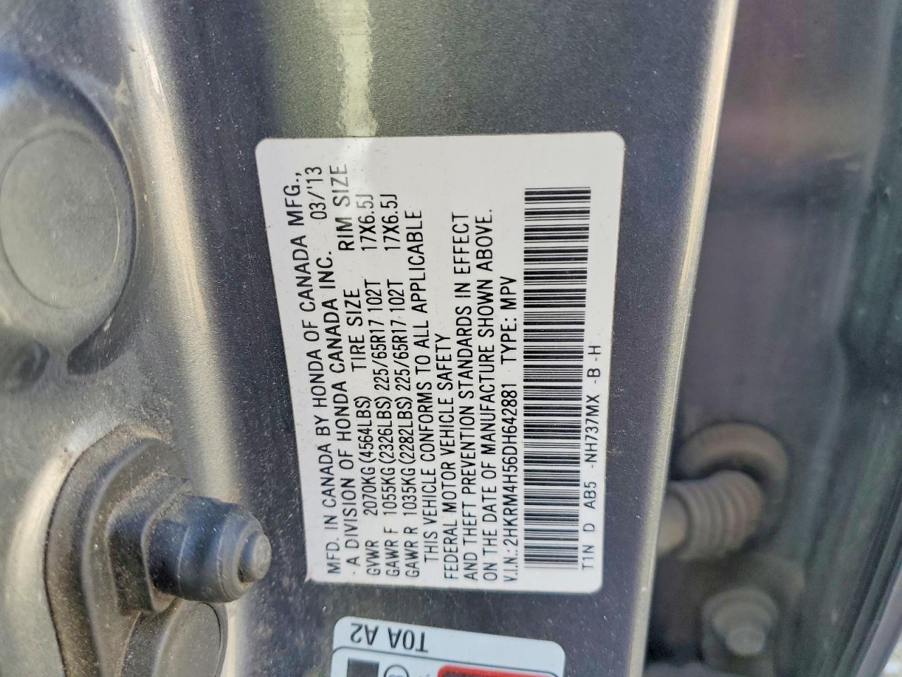 2013 HONDA CR-V