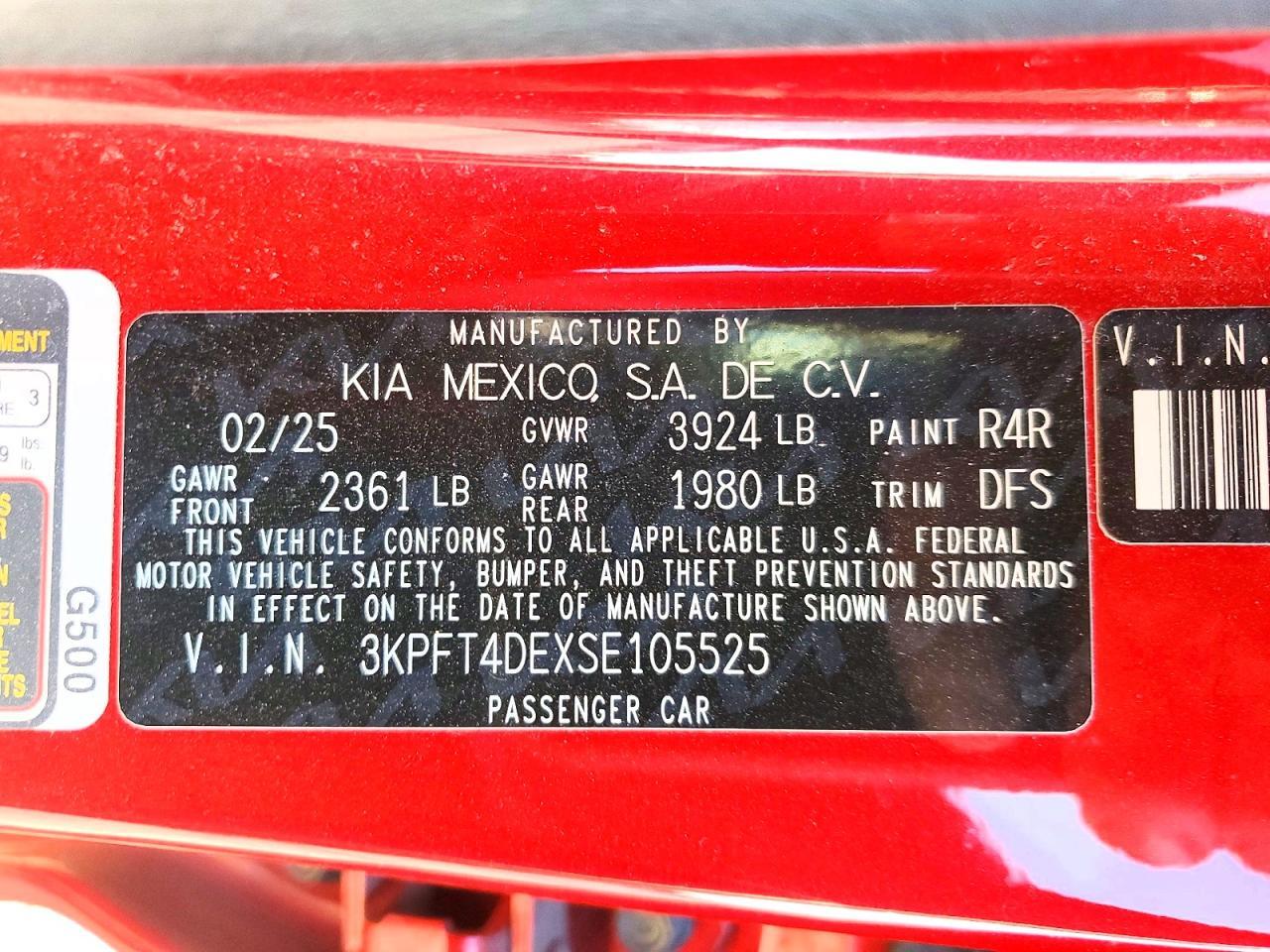 2025 KIA K4