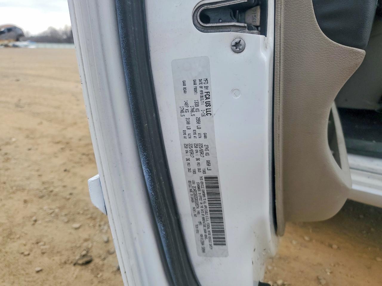 2016 DODGE GRAND CARAVAN