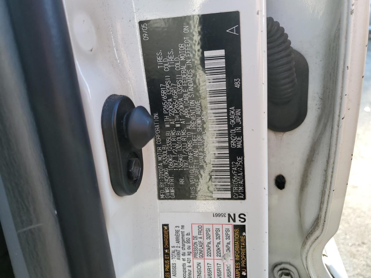 2006 TOYOTA 4Runner