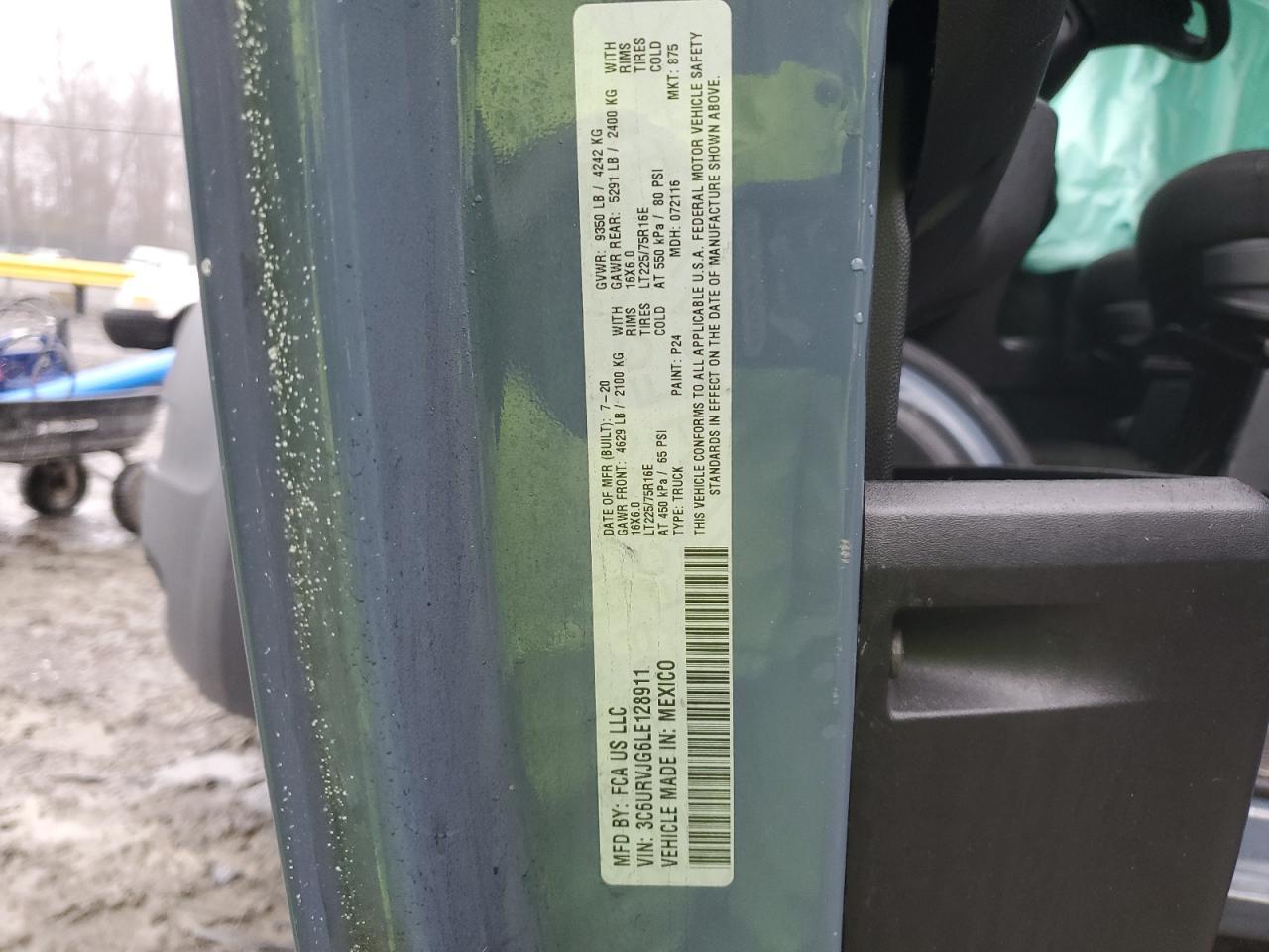 2020 RAM ProMaster 3500