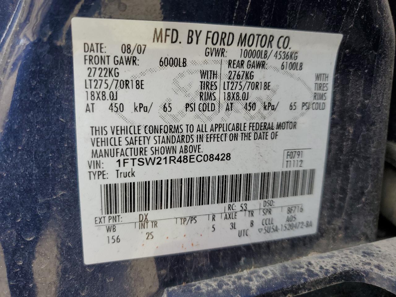 2008 FORD F-250