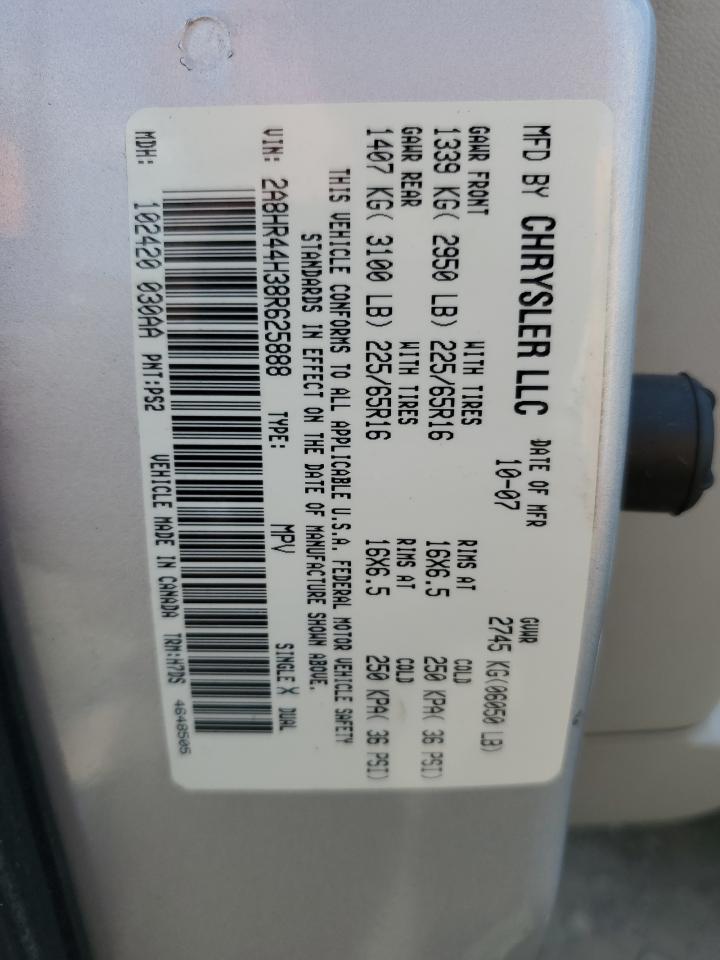 2008 CHRYSLER Twn & Ctry