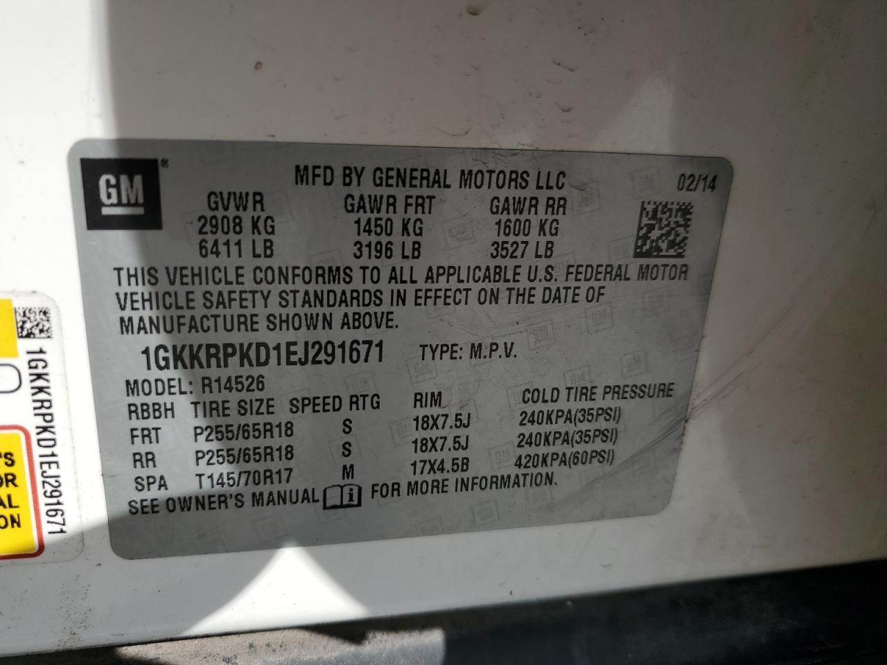2014 GMC ACADIA
