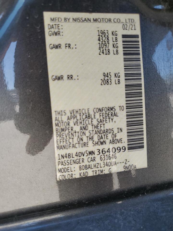 2021 NISSAN ALTIMA
