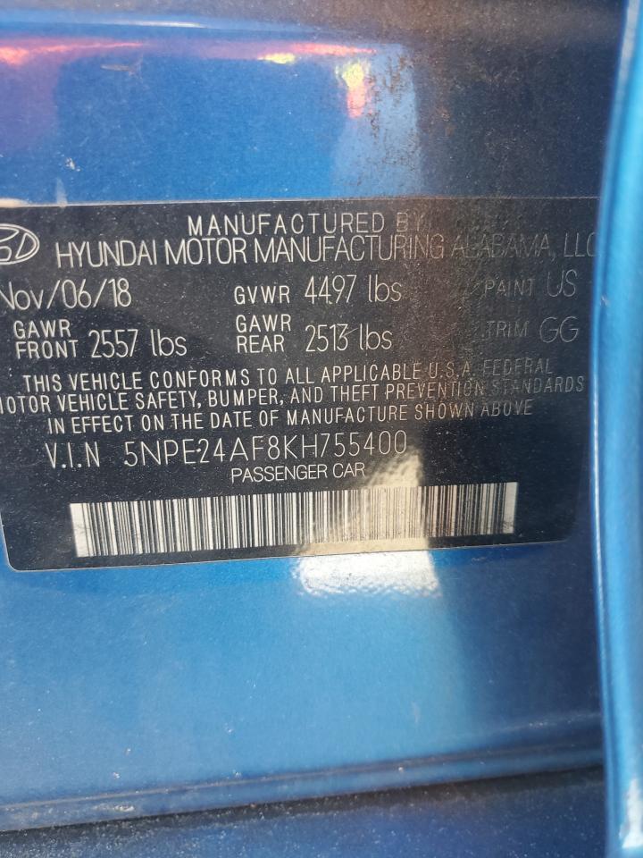 2019 HYUNDAI SONATA