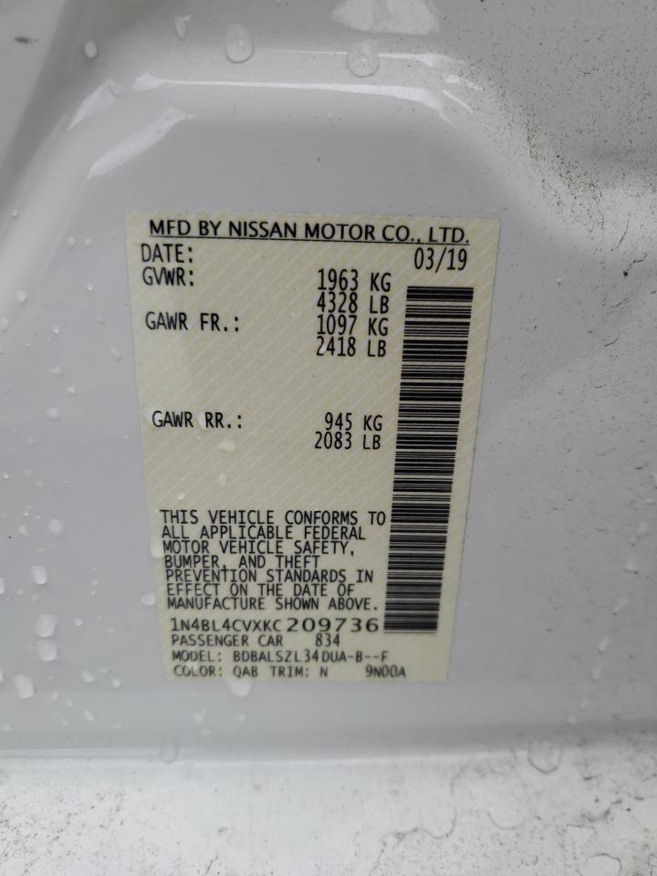 2019 NISSAN ALTIMA