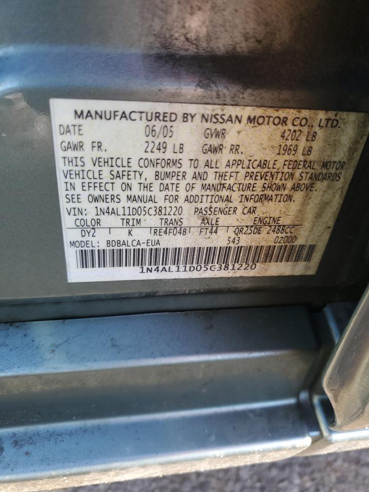 2005 NISSAN ALTIMA
