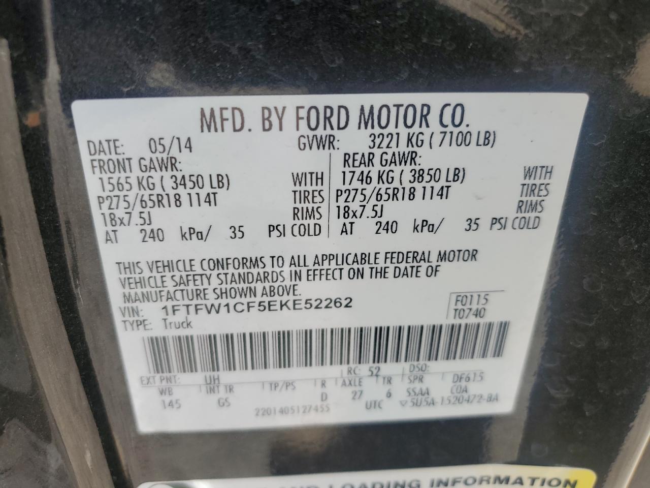 2014 FORD F-150