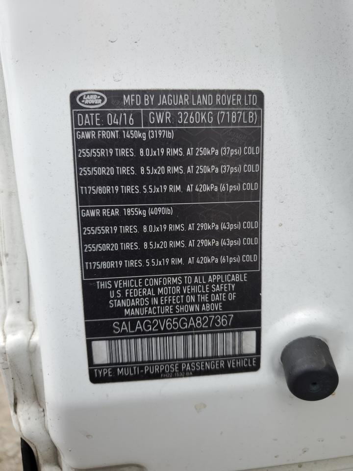 2016 LAND ROVER LR4
