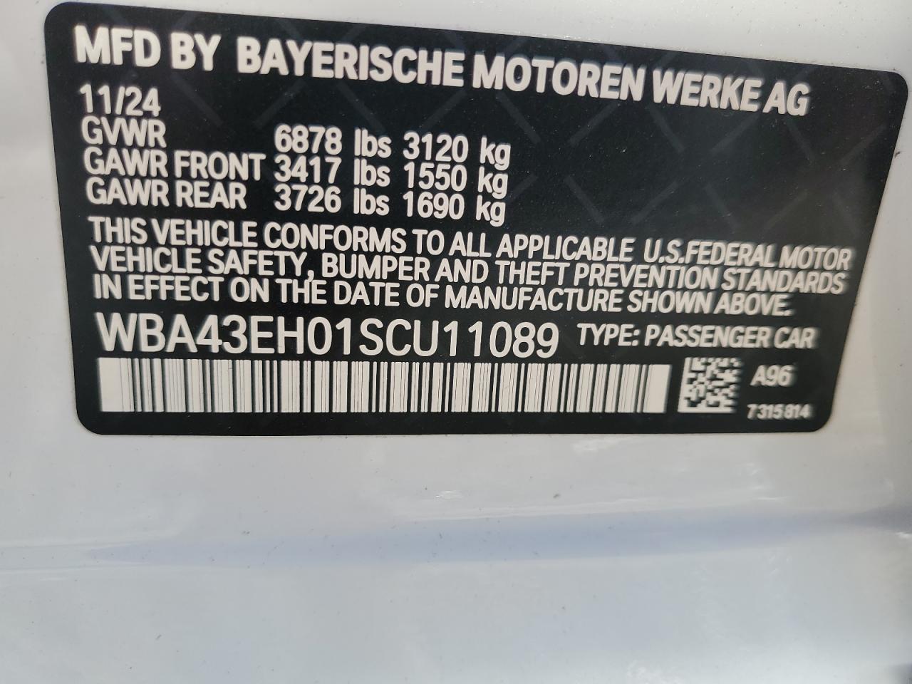 2025 BMW 7 series