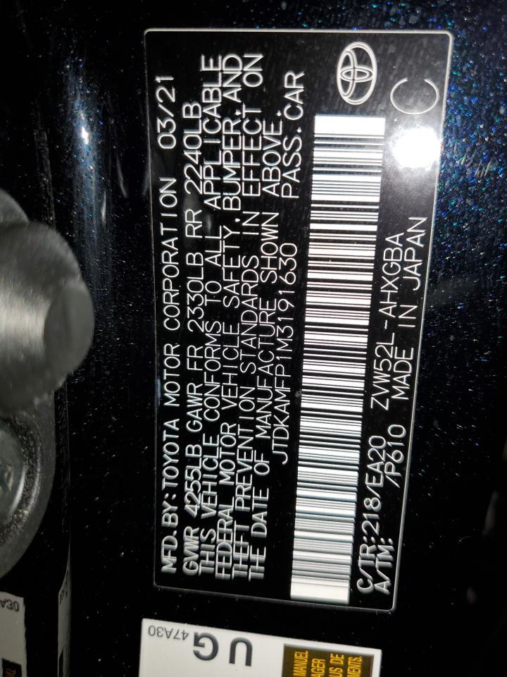2021 TOYOTA PRIUS