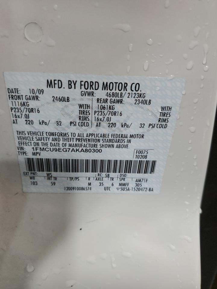 2010 FORD ESCAPE