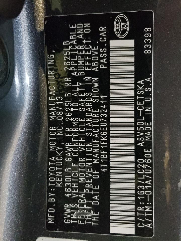 2014 TOYOTA CAMRY
