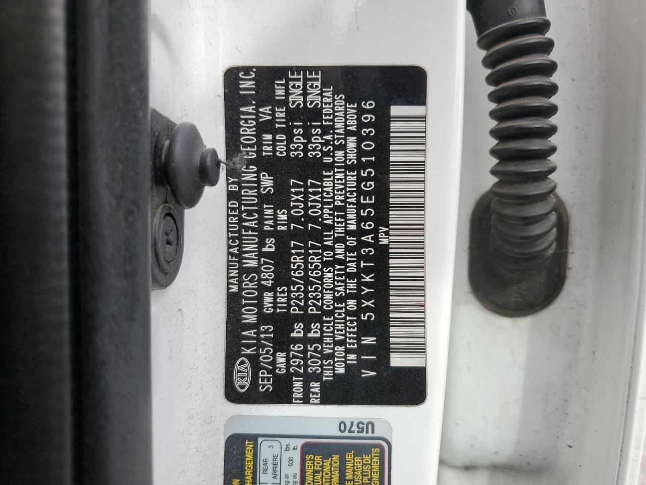 2014 KIA SORENTO