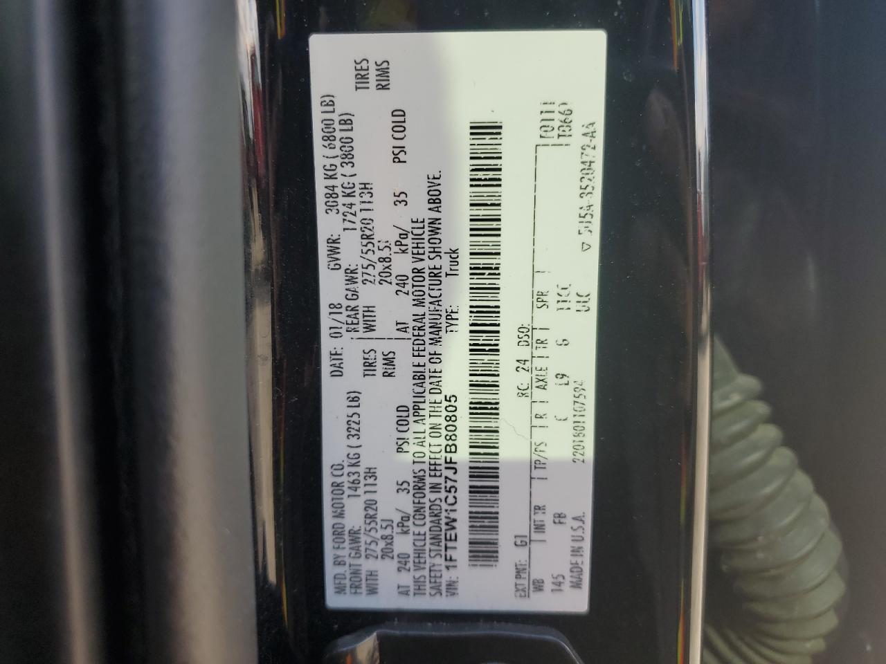 2018 FORD F-150
