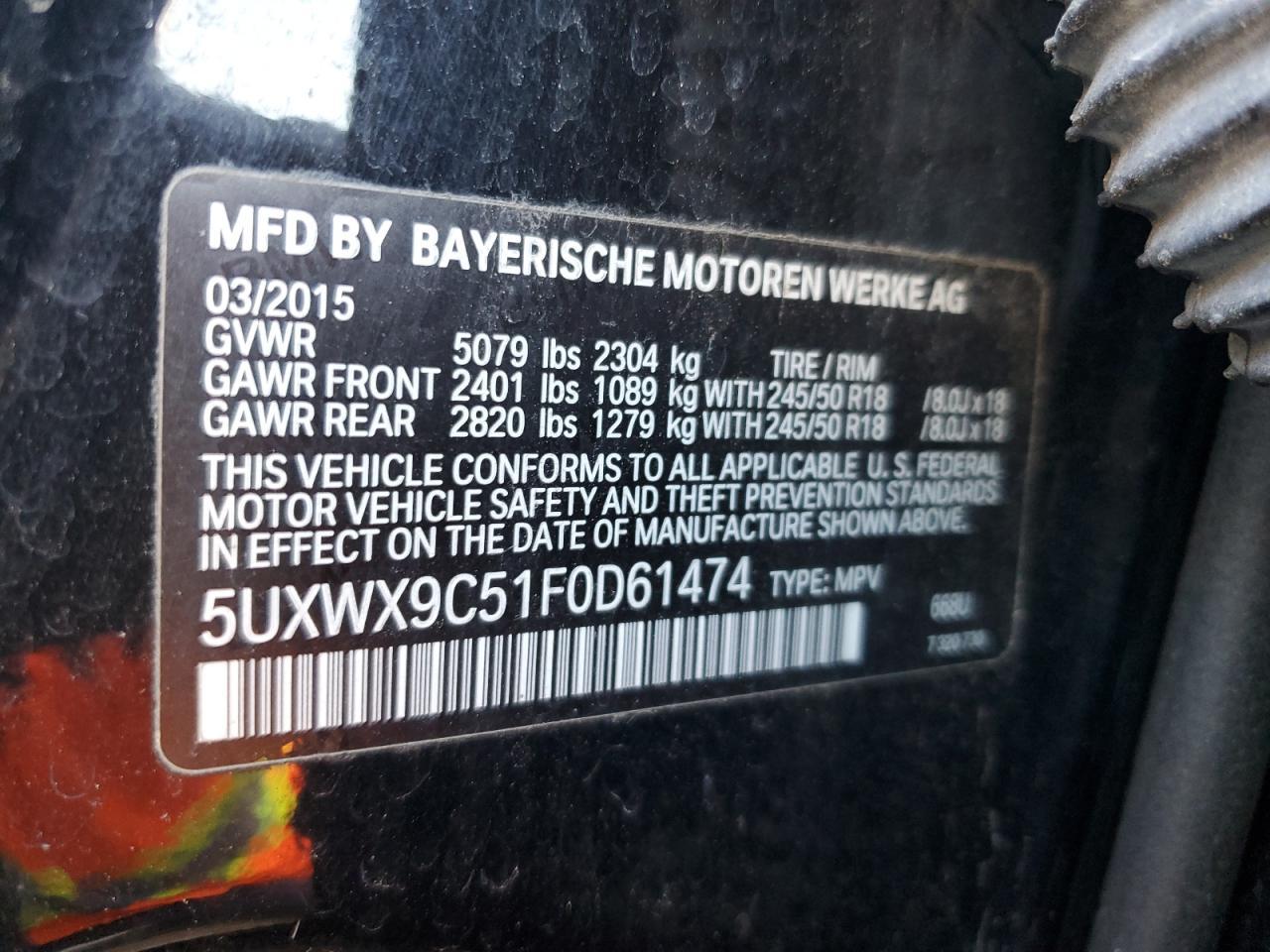 2015 BMW X3