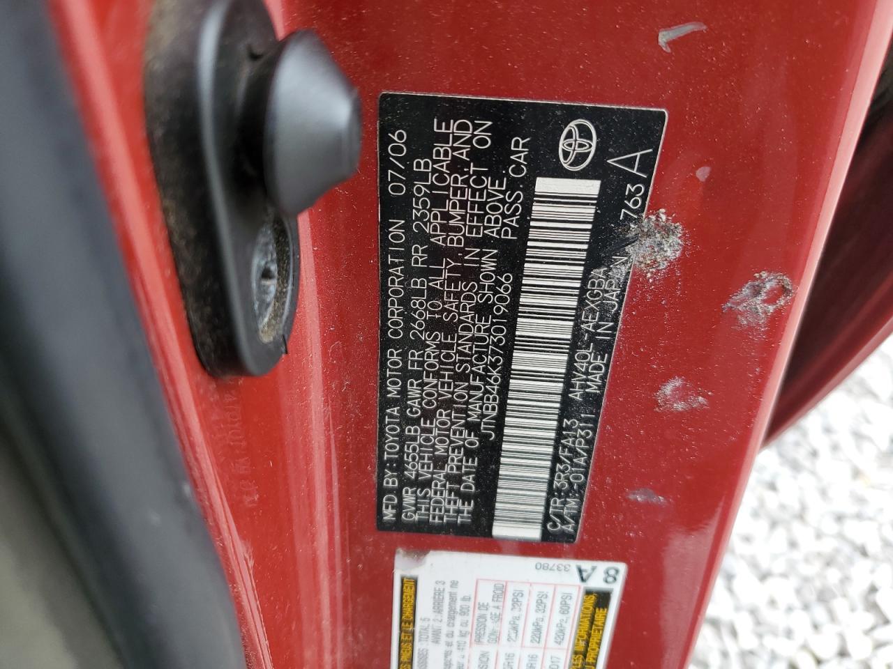 2007 TOYOTA CAMRY