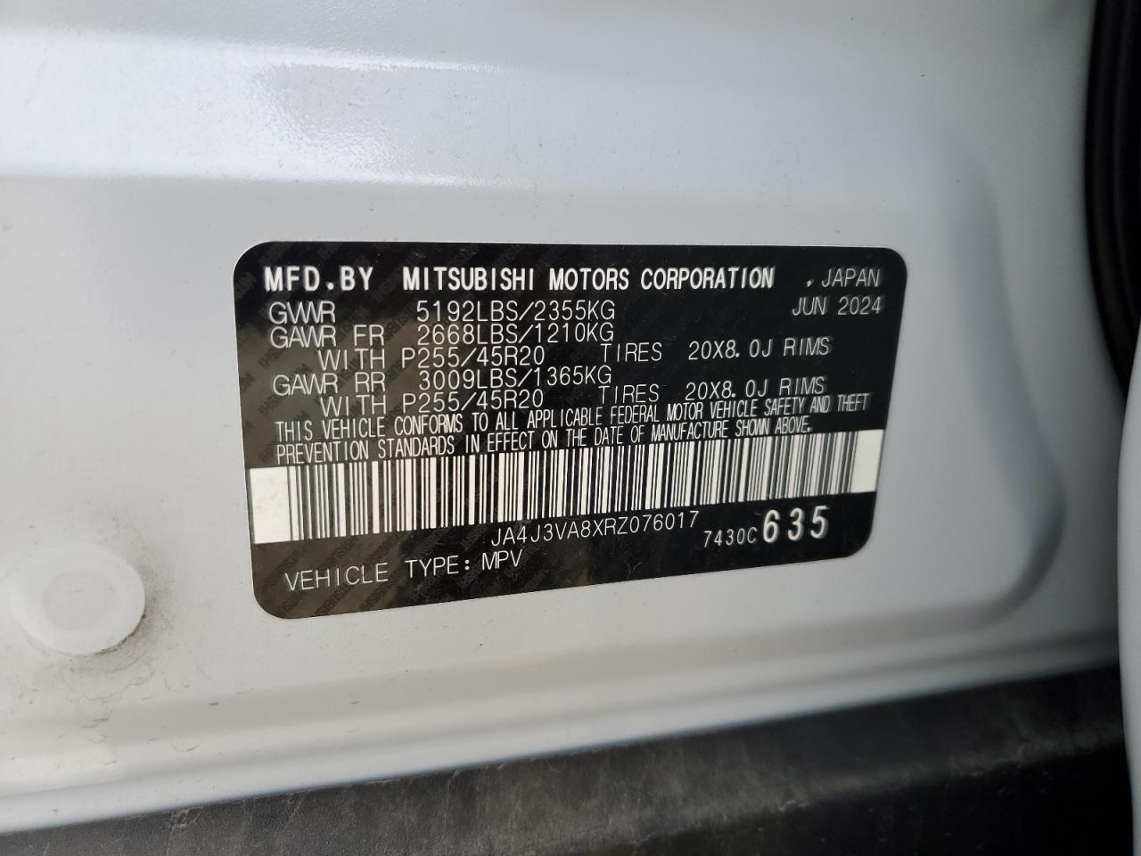 2024 MITSUBISHI outlander