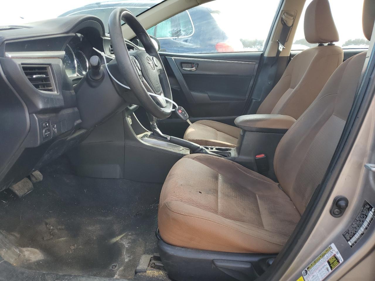2015 TOYOTA COROLLA