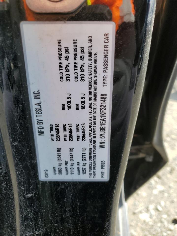 2019 TESLA MODEL 3