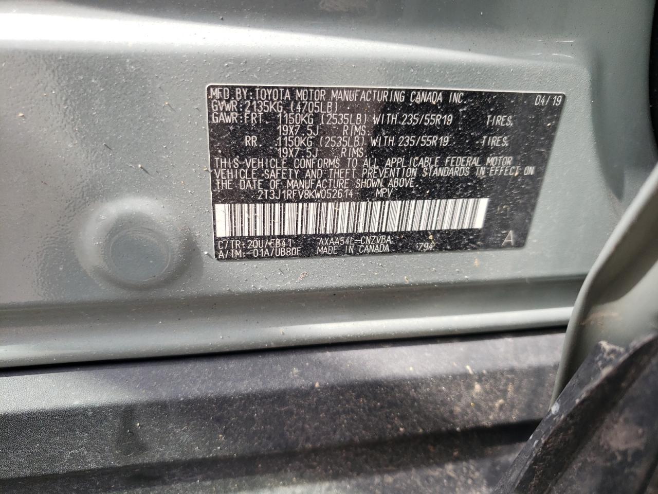 2019 TOYOTA RAV4