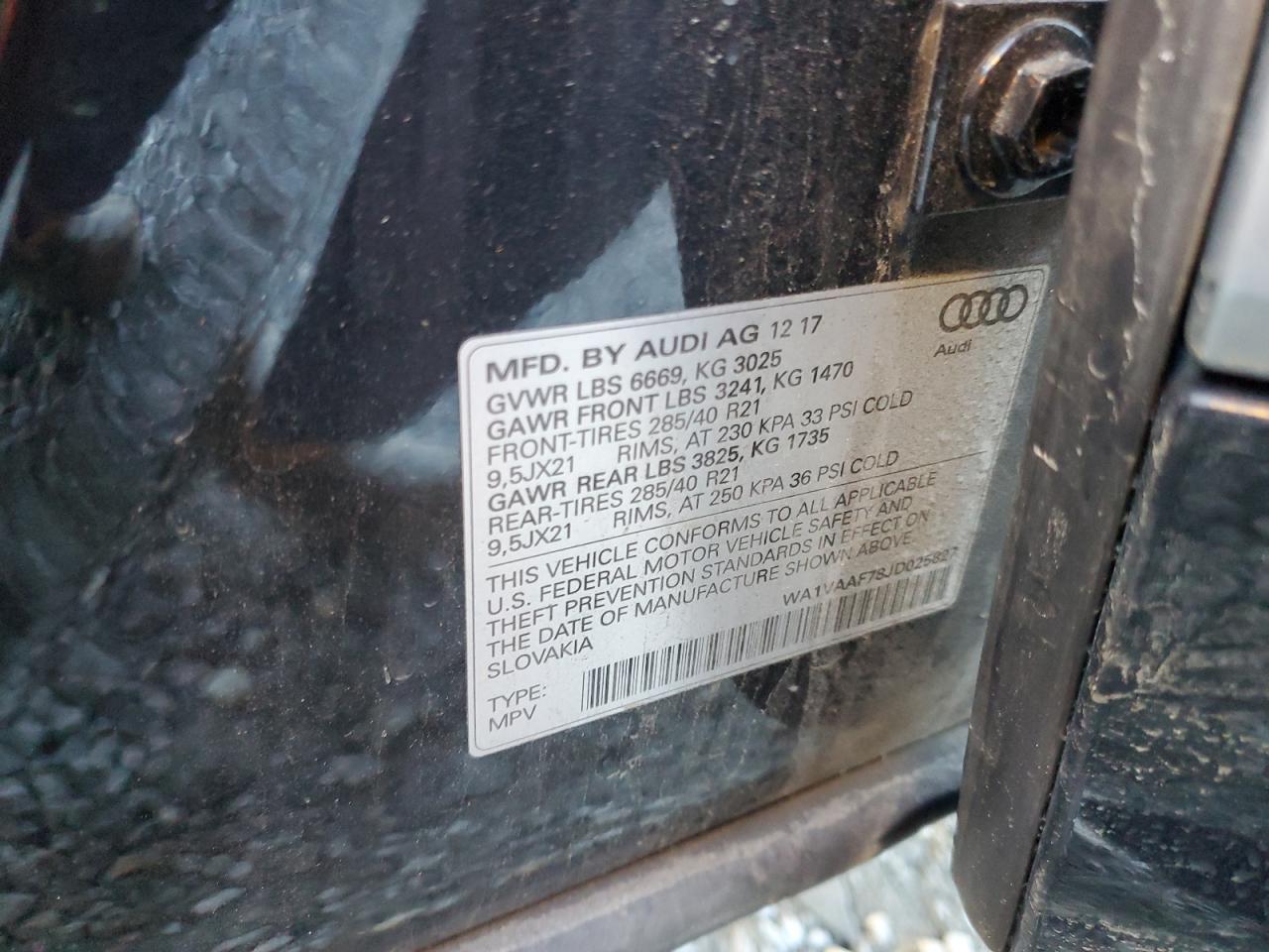 2018 AUDI Q7