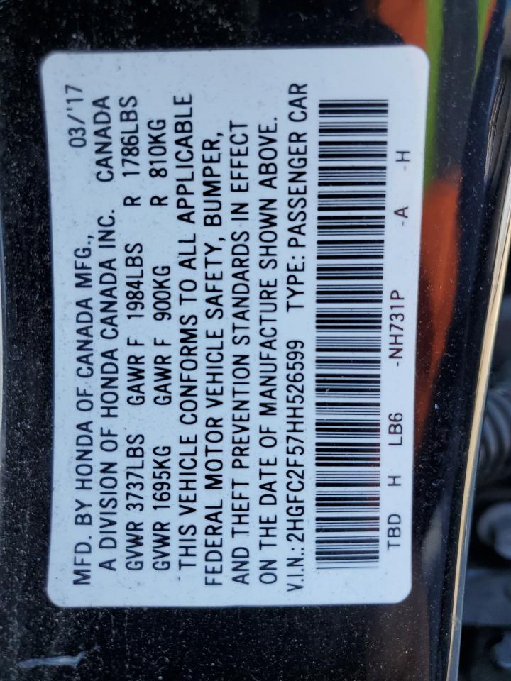 2017 HONDA CIVIC