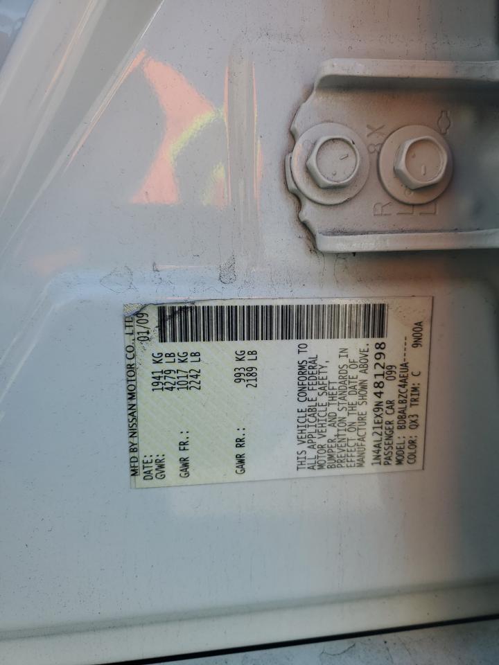 2009 NISSAN ALTIMA