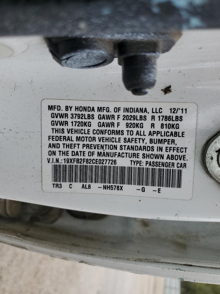 2012 HONDA CIVIC
